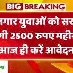 Berojgari Bhatta Yojana 2025: बेरोज़गार युवाओं को हर महीने मिलेगा आर्थिक सहारा‎